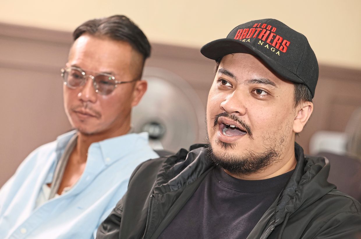 The project is co-directed by Malaysian filmmaker Syafiq Yusof (right) and Hong Kong directorChui Tze Yiu. Photo: GLENN GUAN/The Star