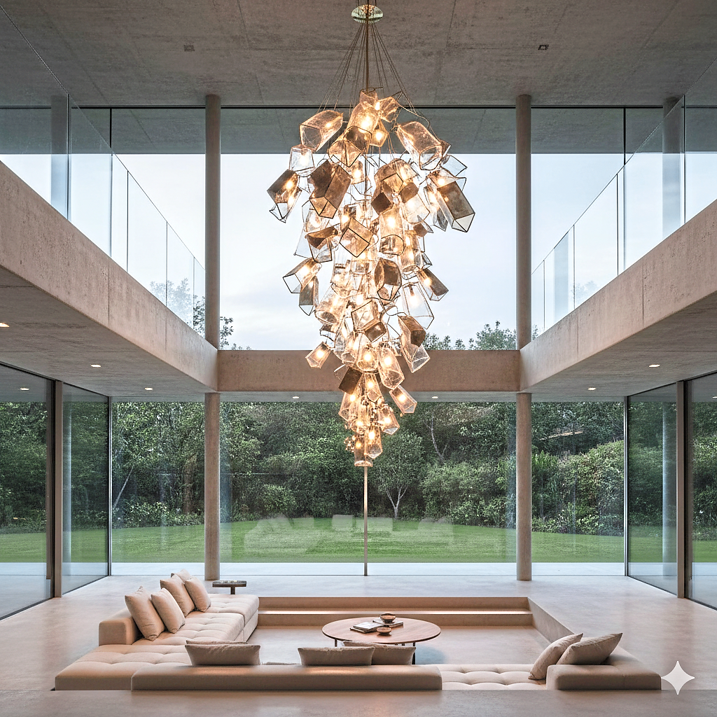 When thoughtfully selected and positioned, lighting fixtures can be standalone works of art, says Kelly-Paine.