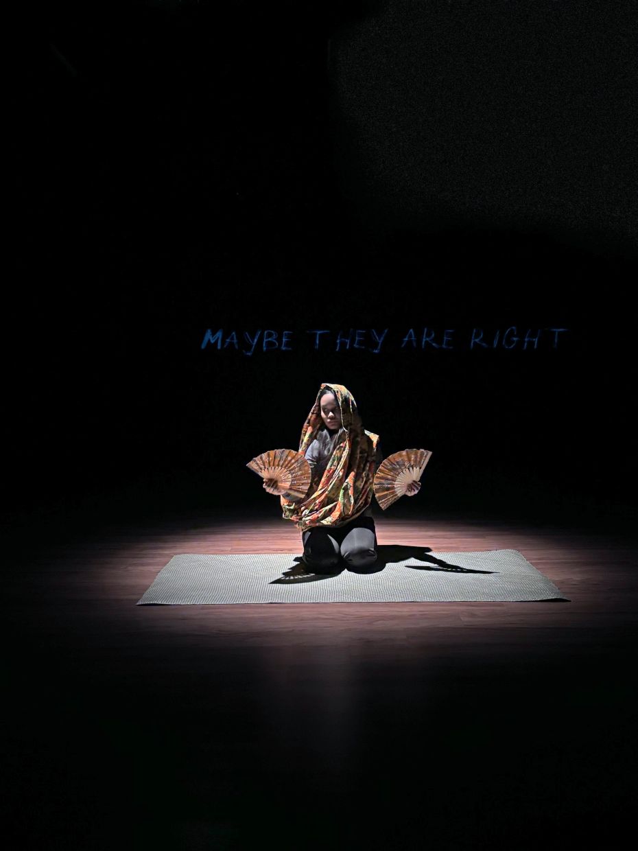 In 'Me Nari', dancer Nur Alyaa explores personal identity and self-expression through the declaration 'I Dance'. Photo: Five Arts Centre