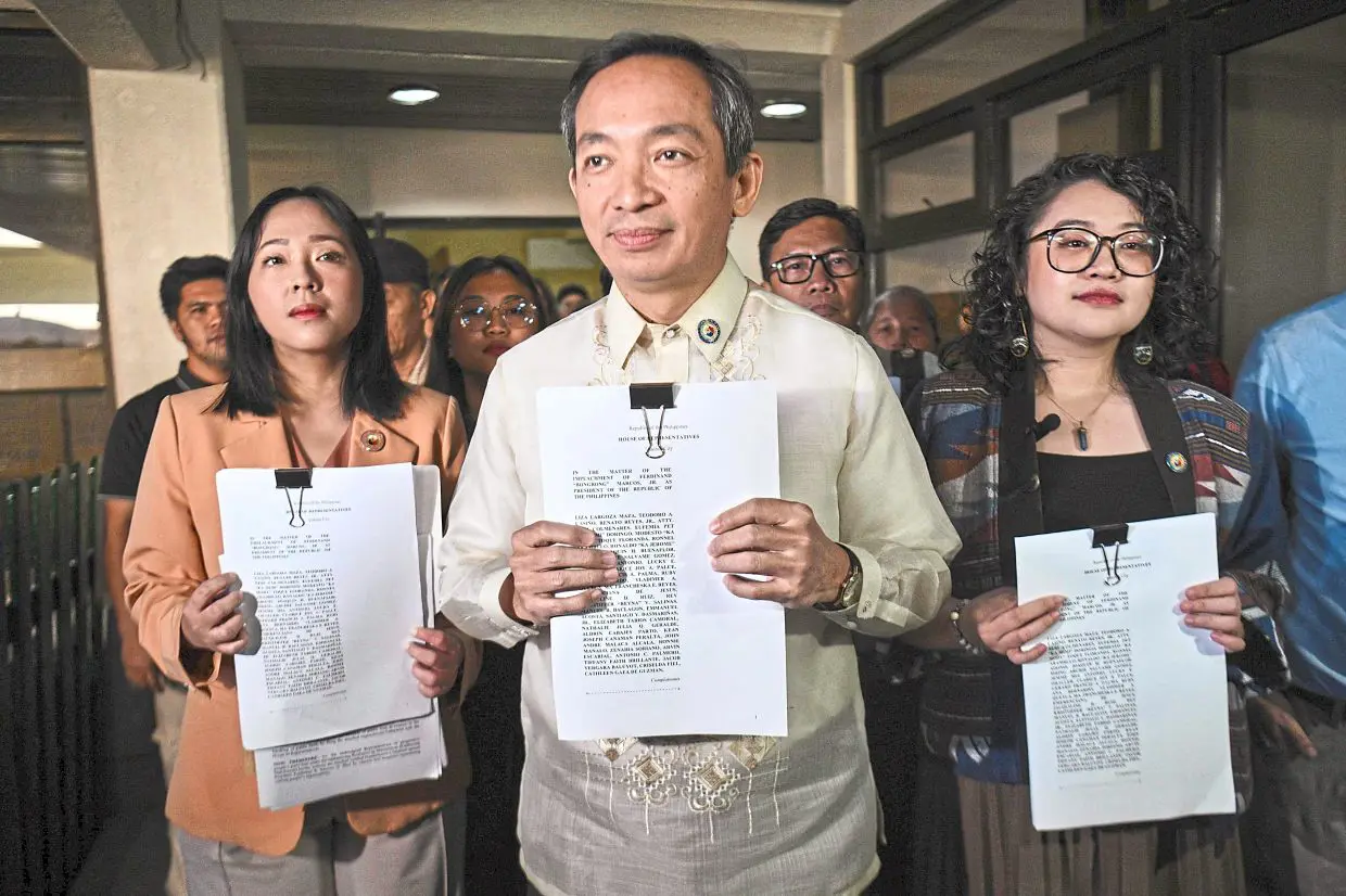 Marcos hit with impeachment bid | The Star