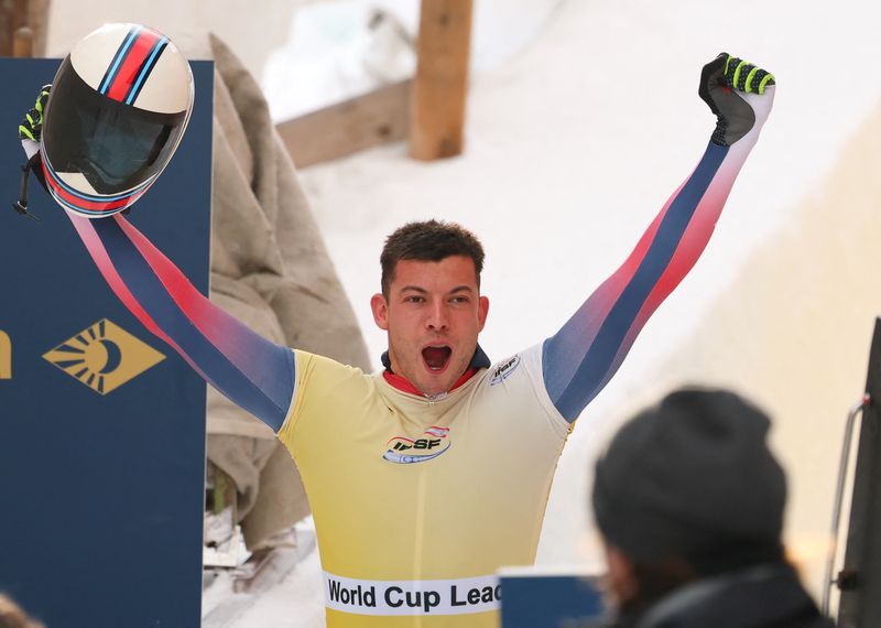 Olympics-Weston leads British sliders to Cortina with real medal hopes