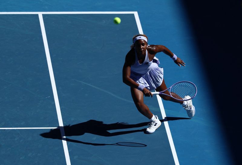 Tennis-Gauff rallies to despatch Baptiste in all-American matchup