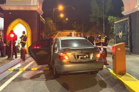 Uni student charged with drink-driving, crashing into Istana Negara security barrier