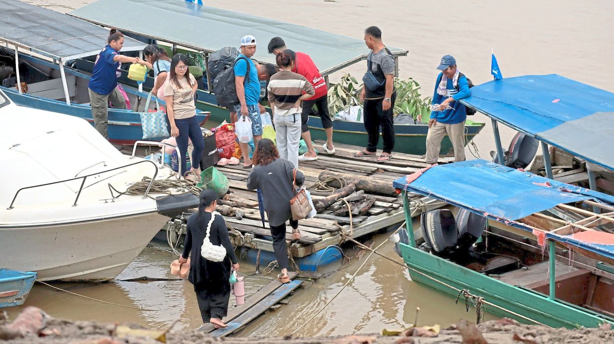 Six-hour boat ride to the ballot box