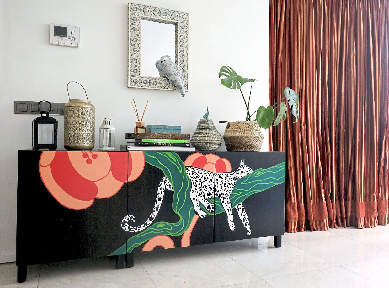 Nabila says maximalism is simply about being loud with what you love.