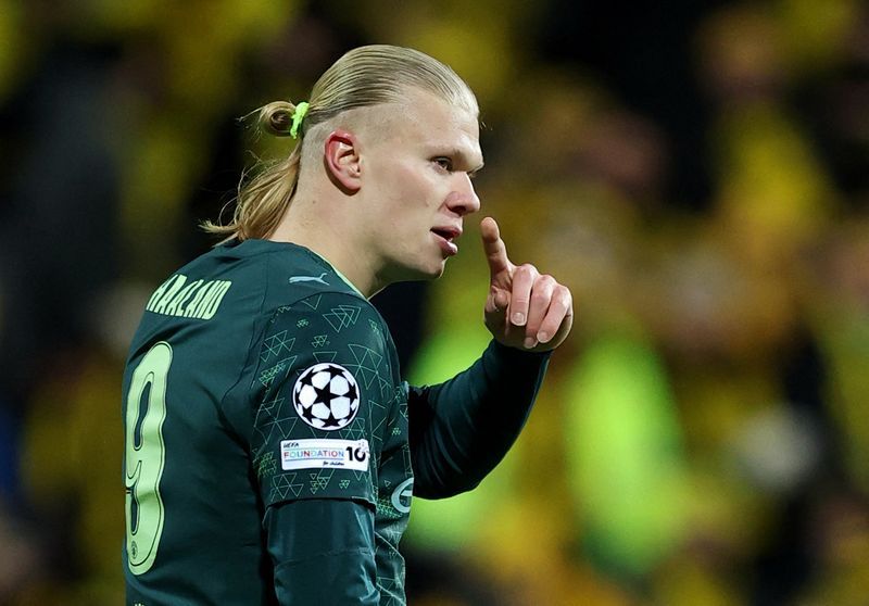 Soccer-Guardiola leaves Haaland out of Man City starting lineup versus Wolves