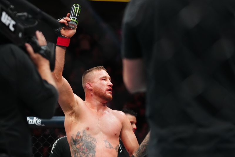 Mixed Martial Arts-Gaethje beats Pimblett in brutal UFC slugfest