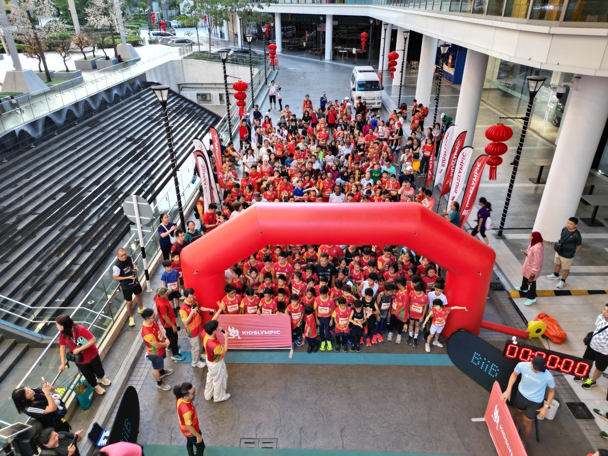 Superb: A big turnout for the the Kidslympic Malaysia Run – Chinese New Year (CNY) edition.