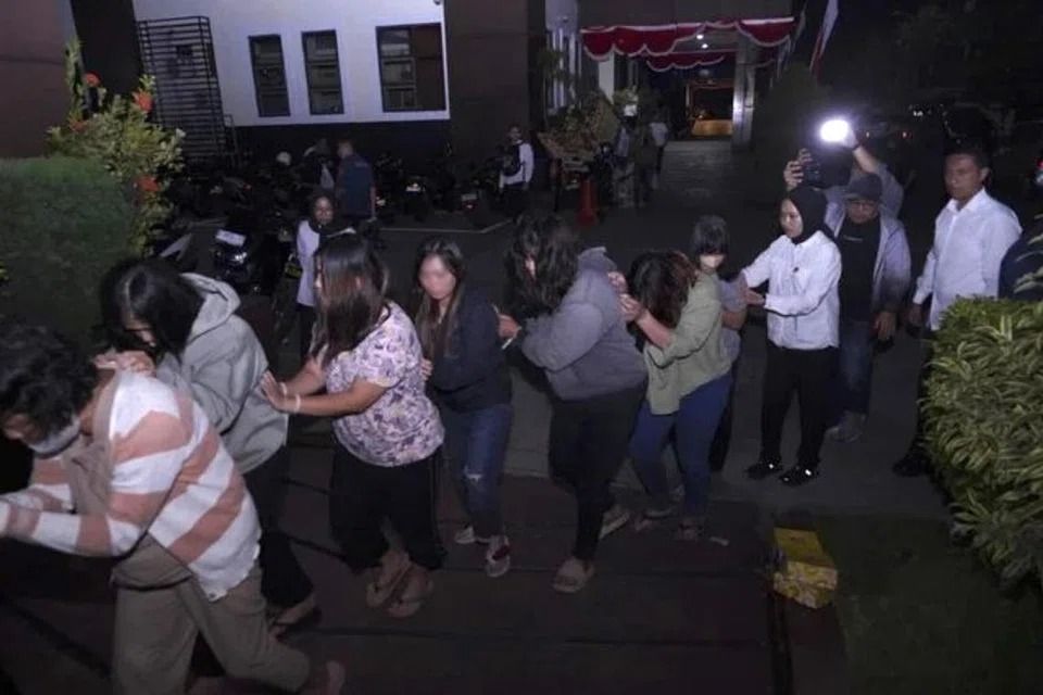 Indonesian authorities detained 12 suspects in July 2025 after uncovering an alleged baby trafficking ring that sent more than a dozen infants to Singapore. -- PHOTO: HERALOEBSS/X