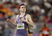 Athletics-American Hoey breaks 800m indoor world record in Boston