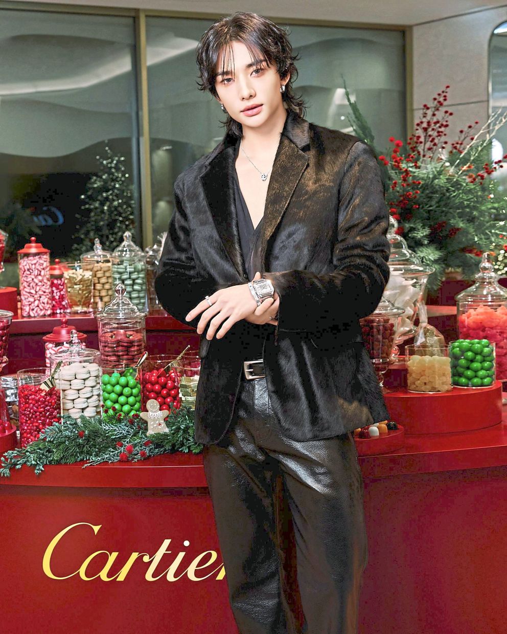 Hyunjin of Stray Kids. — Photos: Cartier