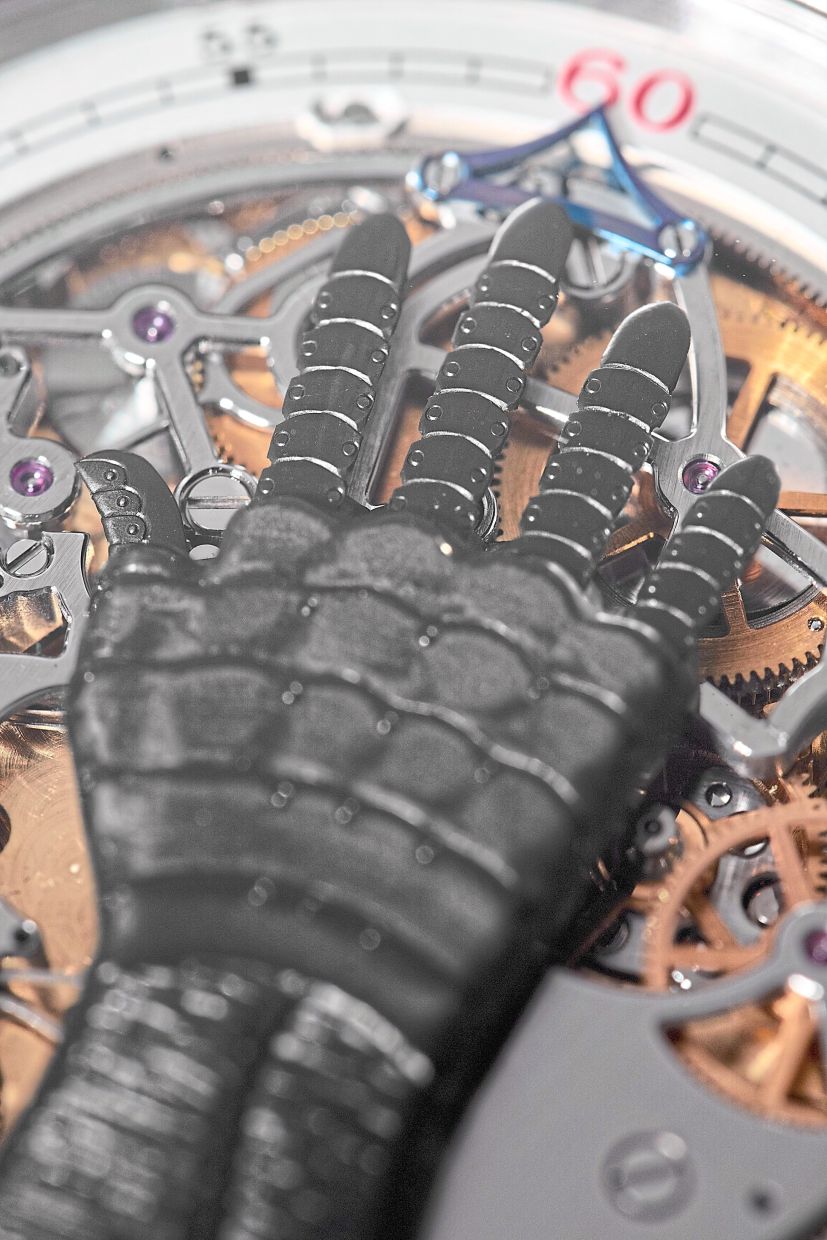 A closer look at the ‘hand’ that tells time.