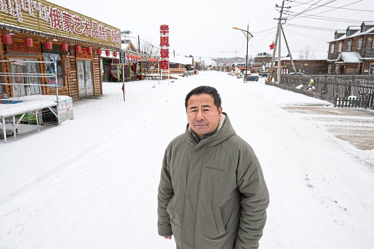 Li Peng, the chief of the township, in Ergun. — Gilles Sabrié/The New York Times