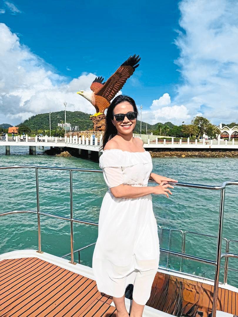 Intan Baizura makes it a point to visit Langkawi at least once a year. — INTAN BAIZURA ROSLAN