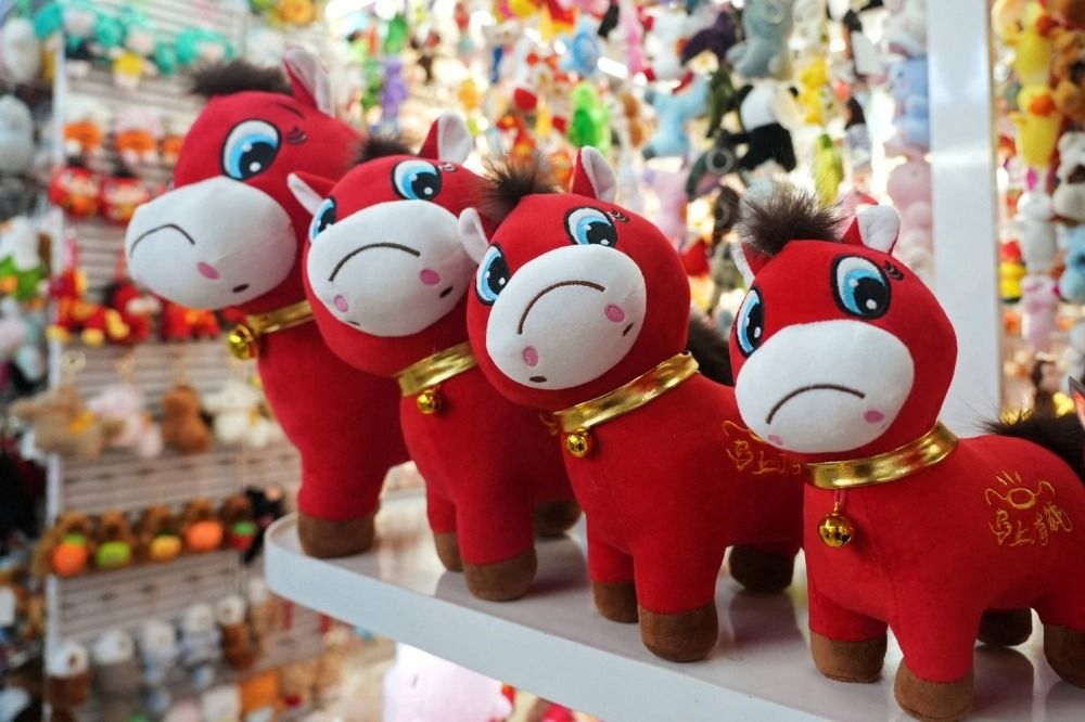 Accidental 'crying horse' toy wins hearts in China