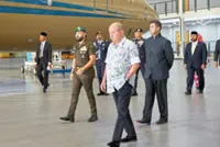 King on special visit to Russia