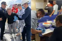 Fifteen crew members rescued from capsized Singapore-flagged ship handed to Philippine Coast Guard