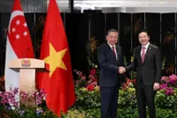 Singapore PM Lawrence Wong congratulates Vietnam’s To Lam on reappointment as head of ruling party