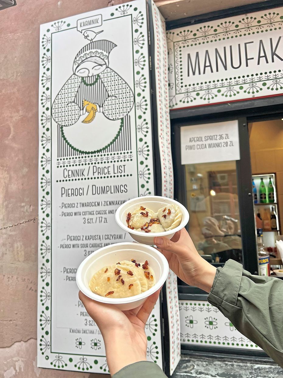 Pierogi is a must-try in Poland.