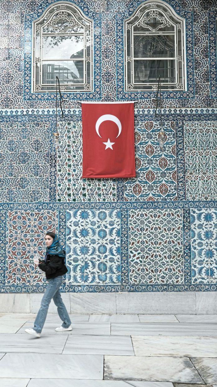 Turkish tiles are predominantly in indigo blue and red. — Pexels