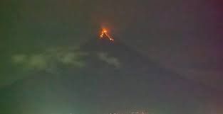 The Mayon volcano erupts again as state of calamity is declared in Philippines' Tabaco City, Albay province