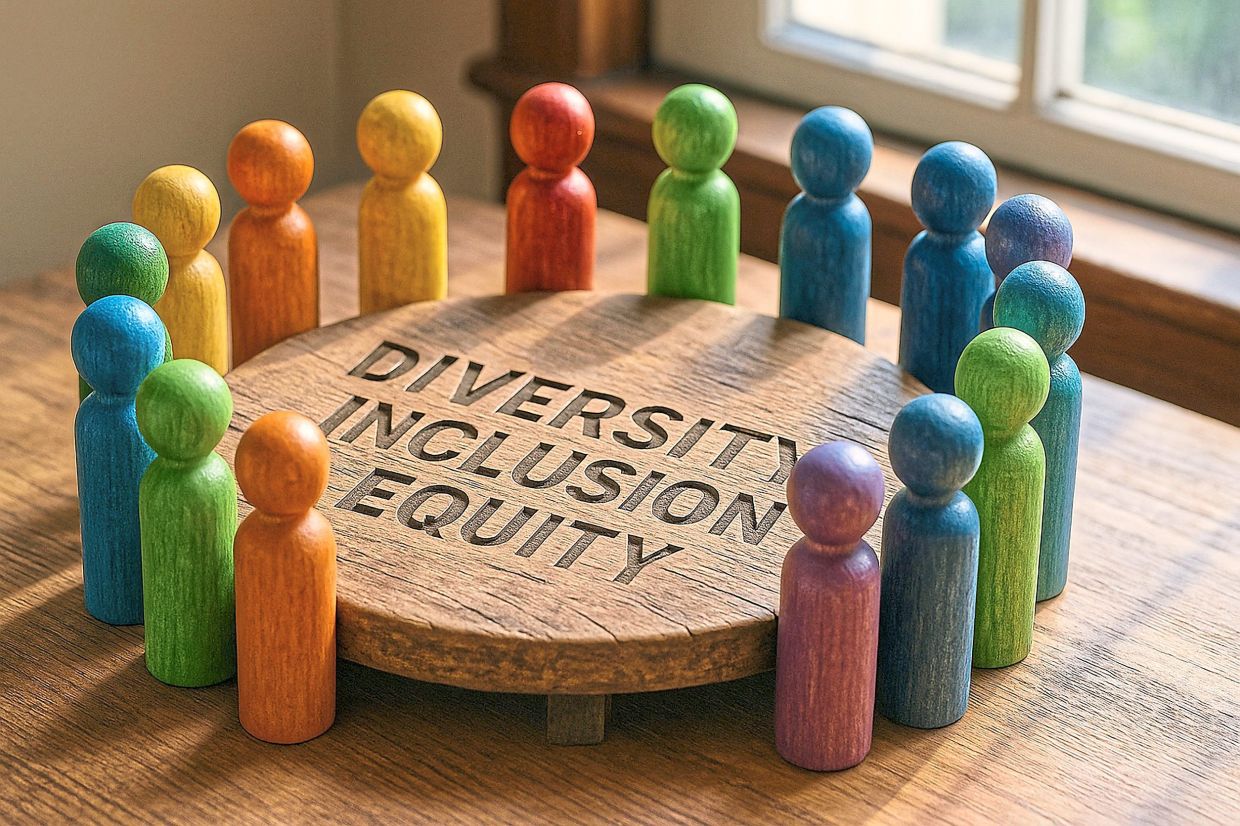 Diversity, equity and inclusion strengthen teams, improve problem-solving and make spaces fairer for everyone. 