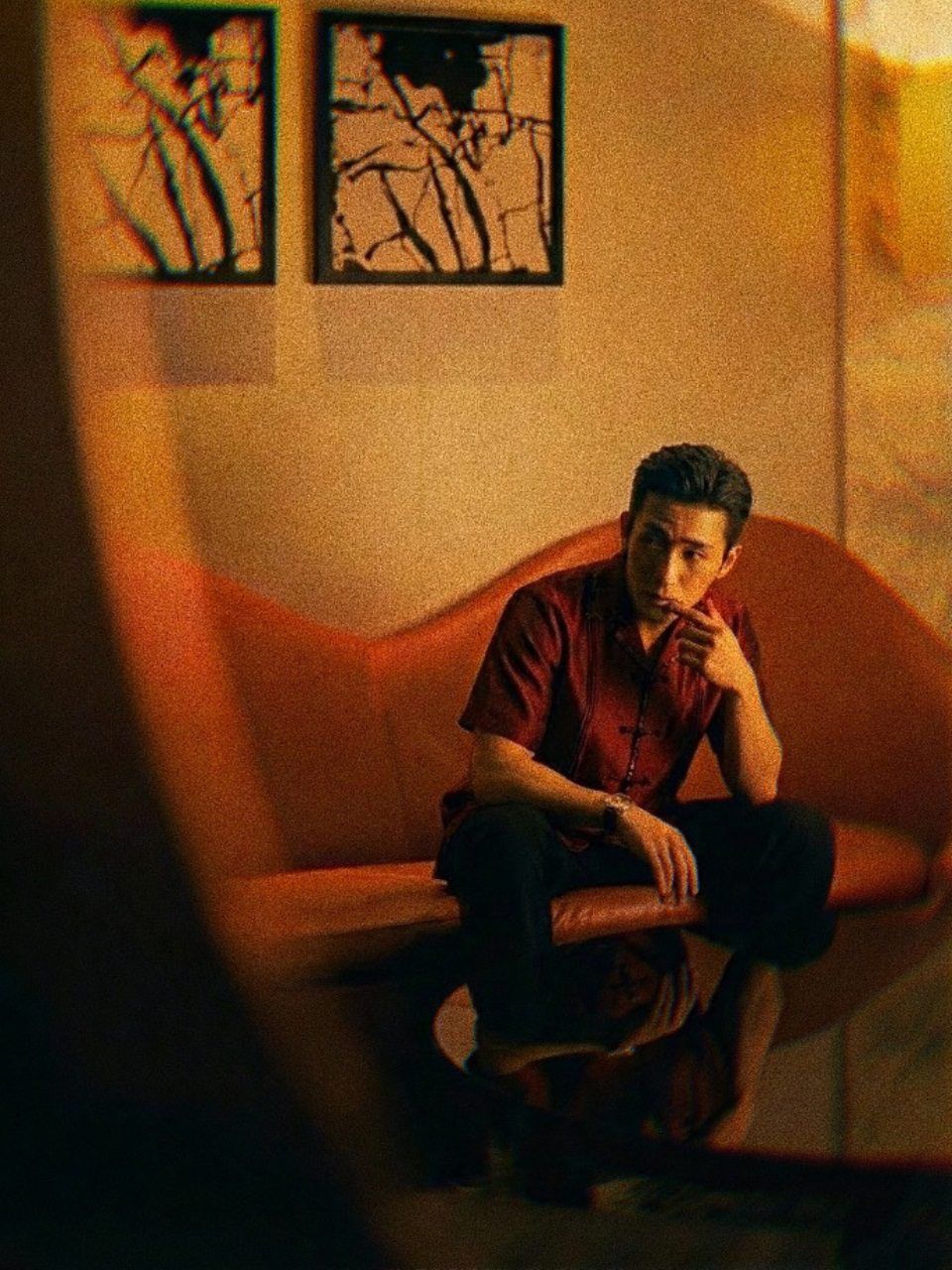 Channelling cinematic flair, Fiziwoo uses dark, moody festive visuals inspired by classic Hong Kong films. Photo: Fiziwoo