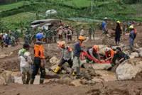 Twenty-three soldiers died in Indonesia's West Java landslides, official says