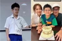 Fann Wong and Christopher Lee’s son was a semi-finalist at Singapore's National Youth Orator Championships