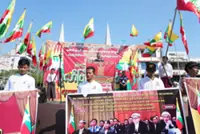 Myanmar nationalists protest Rohingya genocide case at UN court