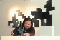 Malaysian artist translates songket into structure and pattern