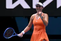 Tennis-Pegula sees off fellow American Anisimova to reach first Australian Open semi