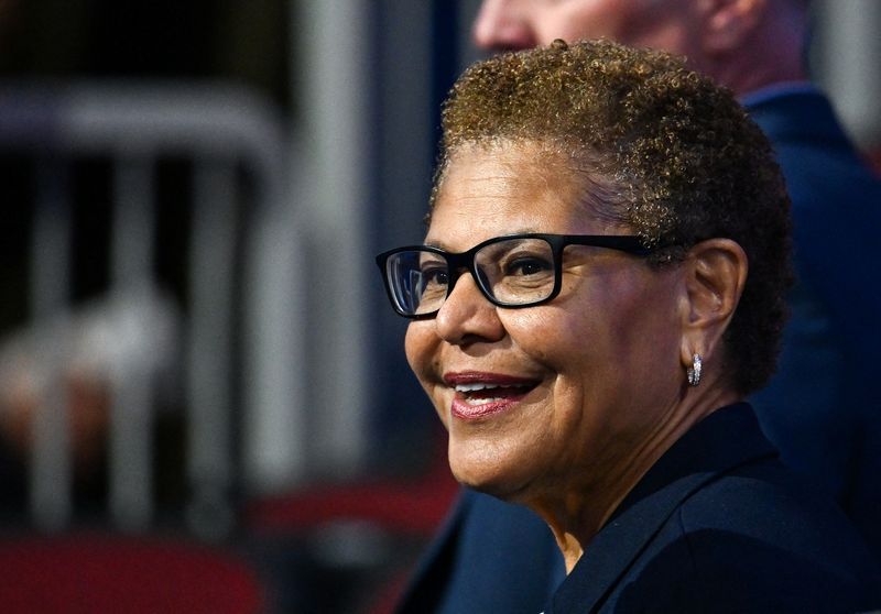 Soccer-LA Mayor Bass says World Cup visitors welcome, urges White House to echo message