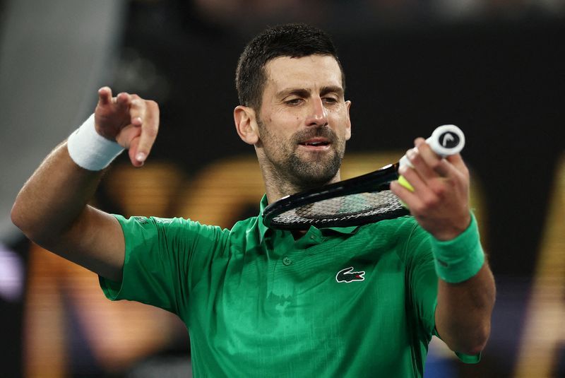 Tennis-Djokovic eyes semi-final nemesis Sinner at Australian Open