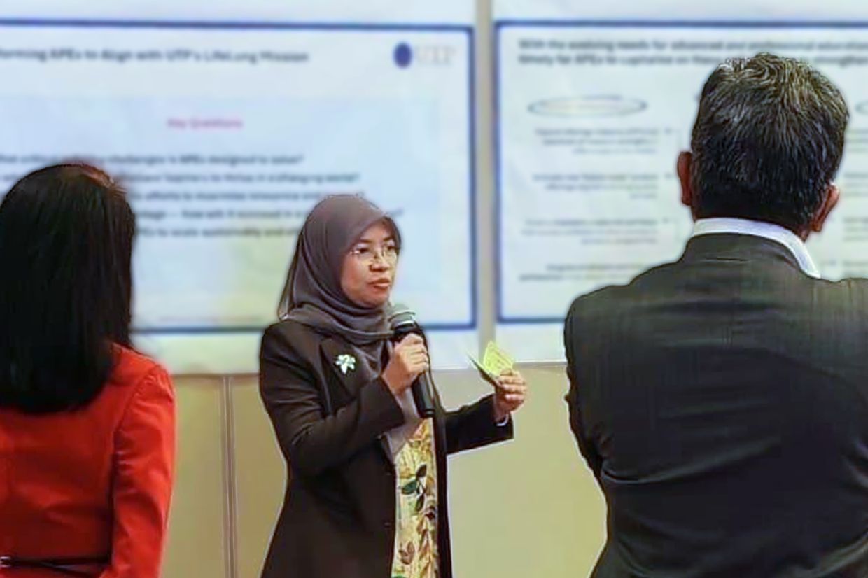 Ernie highlights that CAPE’s programmes are shaped not by static academic silos, but by real-world transitions. Drawing on UTP’s strengths in engineering, technology, energy, sustainability, and digitalisation,learning is designed around where industries are heading — not where they have been.