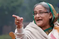 Bangladesh's ousted leader Hasina denounces upcoming election from exile in India