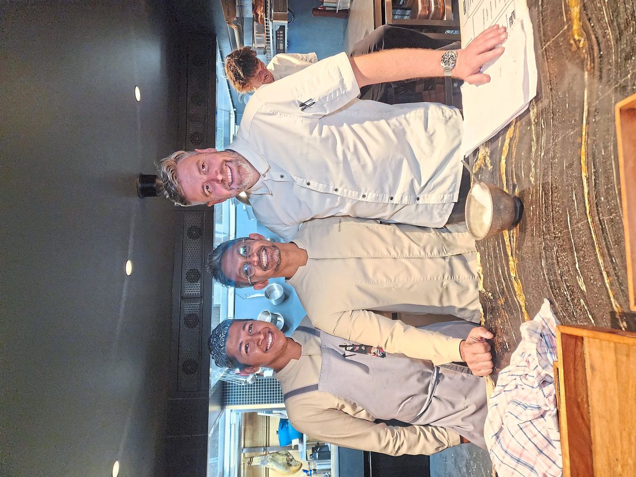 Hayter (right) is the creative force behind De’sendent, a fine-dining restaurant in the Margaret River town.