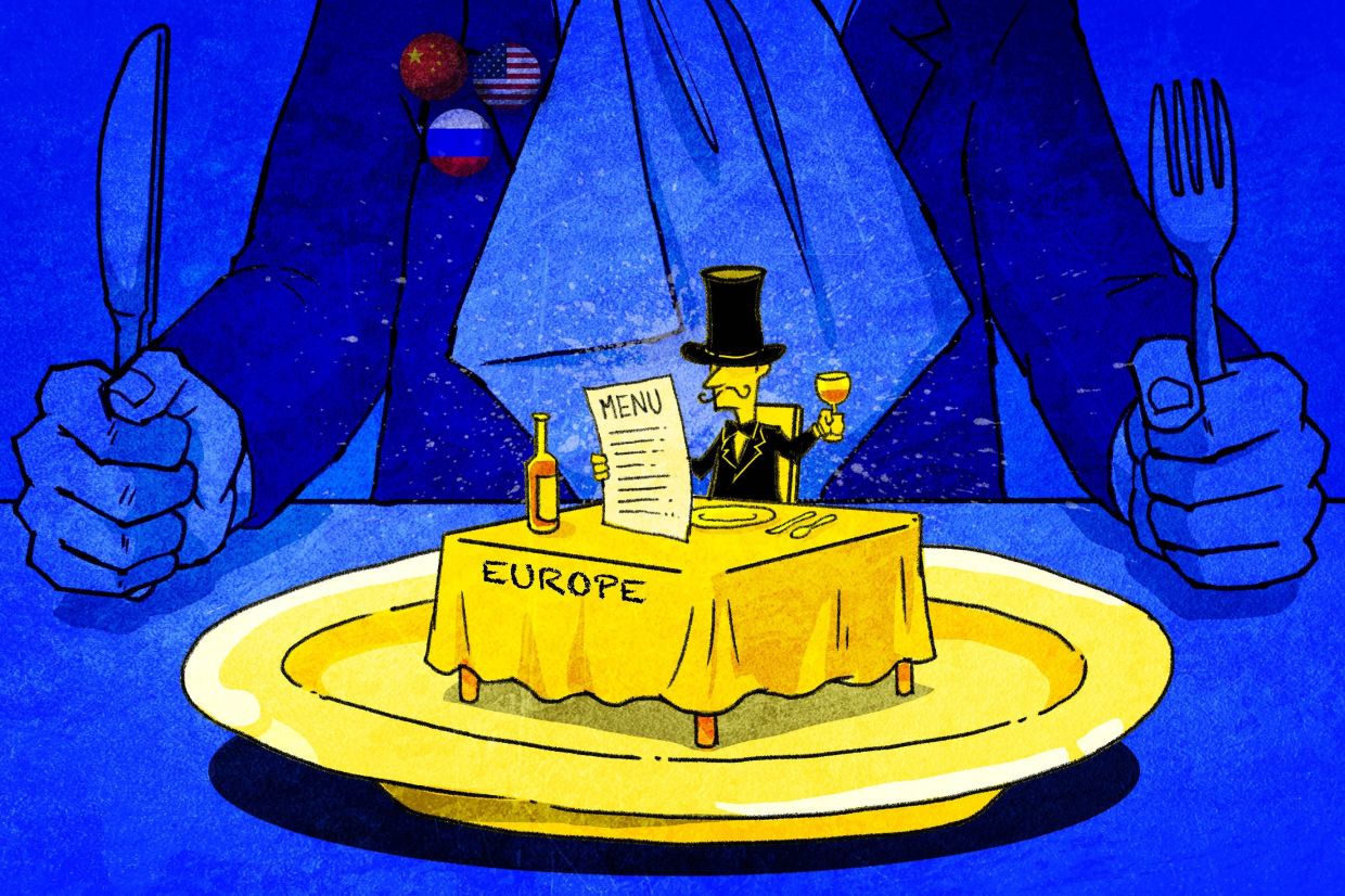 At the table or on the menu? Europe wakes up to a world without order