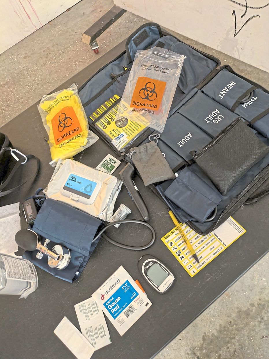 The Fred Hampton Free Store is stocked with clothes, books, furniture and more, donated by community members for others to take free of charge. 