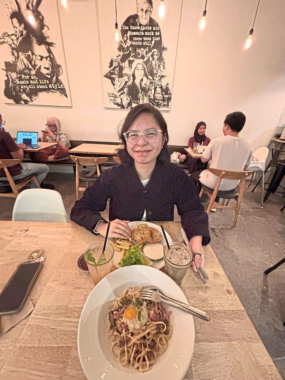 Siti Ameena pays close attention to what she eats to prevent unwanted reactions. Photo: Siti Ameena Abdul Kaiyum