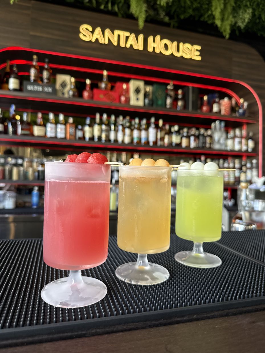 The Signature Melon Collection features a trio of melon-inspired cocktails. 