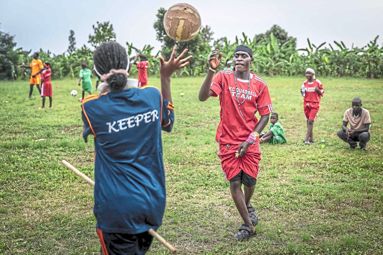 Quadball, inspired by Quidditch, came to Uganda’s Katwadde village in 2013 via teacher Ssentamu, inspired by a Harry Potter book.