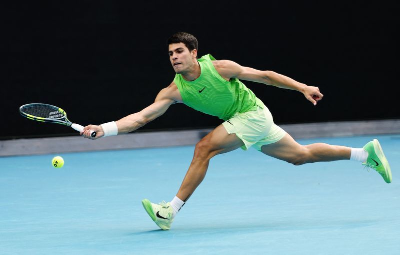 Tennis-Miracle man Alcaraz beats leg issue, Zverev to make Australian Open final