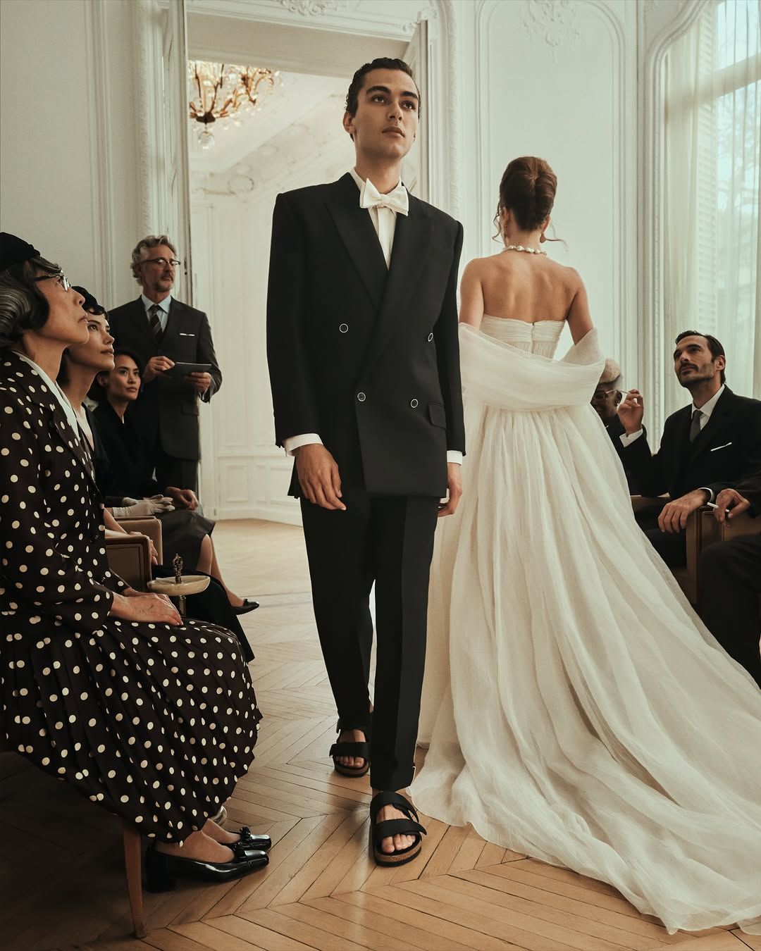 Comfort is key in the decision to choose sandals for a wedding. Photo: Danielle Frankel Studio