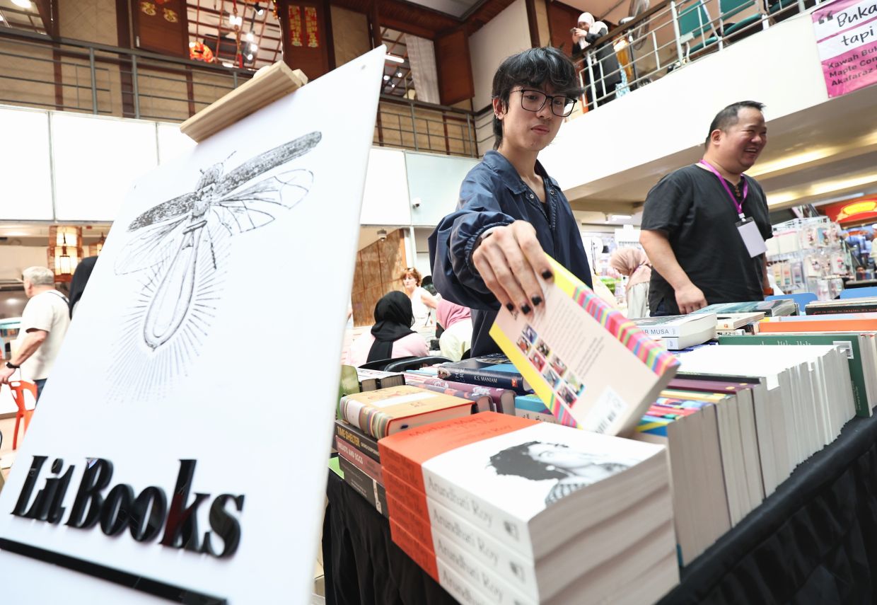 Lit Books, which specialises in literary fiction and Malaysian books in English, is making its debut at the KL Alternative Bookfest. Photo: The Star/Azman Ghani