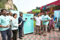 Big teal bins for greener Thaipusam at Batu Caves