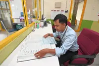 He deals with dead people with a smile