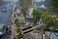 Truck in Thailand hits power lines, toppling 70 poles and causing widespread blackout