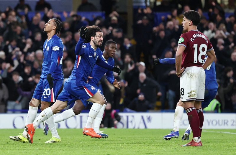 Soccer-Chelsea snatch 3-2 comeback win against West Ham