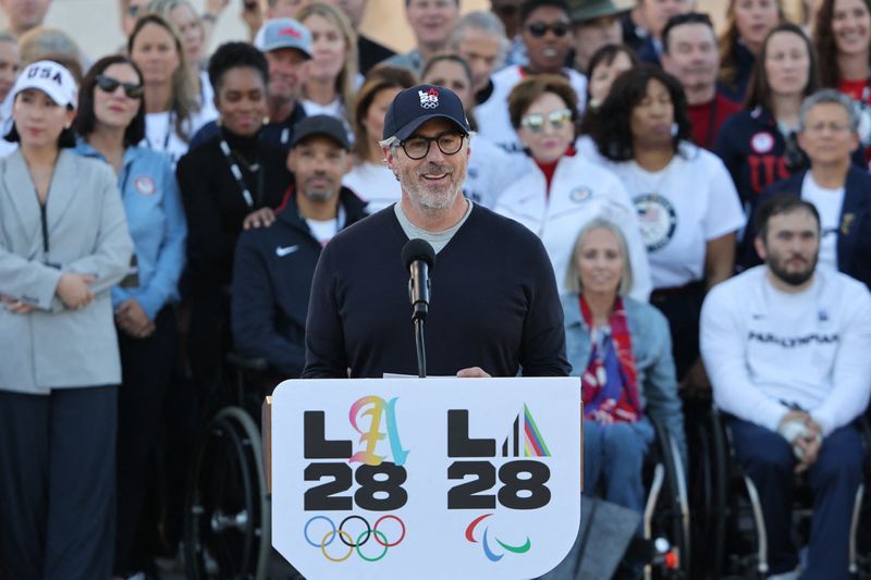 Olympics-LA 2028 Games chief Wasserman apologises for Maxwell emails, denies Epstein ties